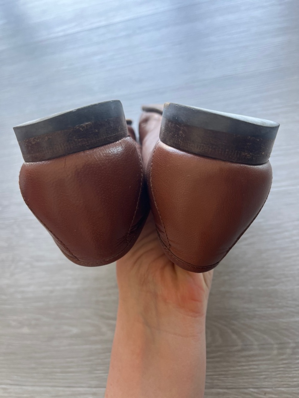 Gucci Brown Leather Horsebit Loafers - Picture 4 of 9